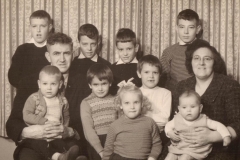 Datering 1960. familie Meulemeesters.