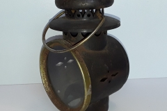 Olielamp voor een koets of rijtuig.