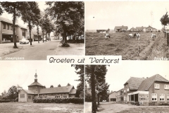 Datering onbekend. Ansichtkaart. Groeten uit Venhorst